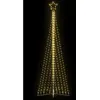 vidaXL vidaXL Guirlande de sapin de Noël 495 LED blanc chaud 300,5 cm