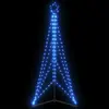 vidaXL vidaXL Guirlande de sapin de Noël 363 LED bleu 182 cm
