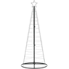 vidaXL Arbre de Noël lumineux conique 200 LED blanc froid 182 cm