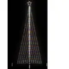 vidaXL vidaXL Guirlande de sapin de Noël 789 LED colorées 476 cm