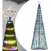 vidaXL vidaXL Arbre de Noël lumineux conique 475 LED colorées 247 cm