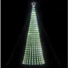 vidaXL vidaXL Arbre de Noël lumineux conique 1028 LED blanc froid 403 cm