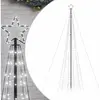 Vidaxl sapin à led avec pointes 1534 led blanc froid 500 cm