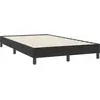 Cadre de lit sans matelas noir 120x220 cm velours Vidaxl