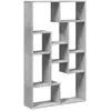 vidaXL Vidaxl Bibliothèque Gris Béton 72x20x120 Cm Bois D'ingénierie