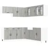vidaXL Ensemble d'armoires de cuisine 11 pcs Kalmar bois d'ingénierie