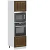 Armoires de four 2 pcs Kalmar chêne marron bois d'ingénierie Vidaxl
