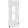 Vidaxl Armoires De Four 2 Pcs Kalmar Blanc Brillant Bois D'ingénierie