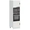 vidaXL Armoires de four 2 pcs Porto blanc bois d'ingénierie