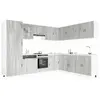 vidaXL Ensemble d'armoires de cuisine 14 pcs Porto bois d'ingénierie