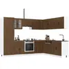 vidaXL Ensemble d'armoires de cuisine 14 pcs Porto bois d'ingénierie