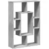 vidaXL Vidaxl Bibliothèque Gris Béton 63x20x90 Cm Bois D'ingénierie