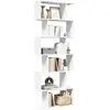 vidaXL Étagère séparatrice de pièce à 6 niveaux blanc 70x24x193 cm