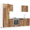 Vidaxl ensemble d'armoires de cuisine 7 pcs kalmar bois d'ingénierie
