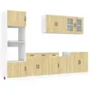 vidaXL Vidaxl Ensemble D'armoires De Cuisine 7 Pcs Kalmar Bois D'ingén...