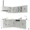 Vidaxl ensemble d'armoires de cuisine 11 pcs kalmar bois d'ingénierie