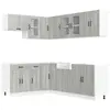 vidaXL Ensemble d'armoires de cuisine 11 pcs Kalmar bois d'ingénierie