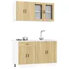 Ensemble d'armoires de cuisine 4 pcs Kalmar bois d'ingénierie Vidaxl