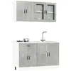 Vidaxl - Ensemble D'Armoires De Cuisine 4 Pcs Kalmar Bois D'Ingénierie