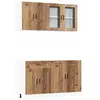 Ensemble d'armoires de cuisine 4 pcs Kalmar bois d'ingénierie Vidaxl