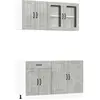 vidaXL Ensemble d'armoires de cuisine 4 pcs Kalmar bois d'ingénierie