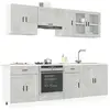 Vidaxl - Ensemble D'Armoires De Cuisine 8 Pcs Kalmar Bois D'Ingénierie