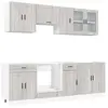 Vidaxl - Ensemble D'Armoires De Cuisine 8 Pcs Kalmar Bois D'Ingénierie