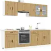 Vidaxl - Ensemble d'armoires de cuisine 8 pcs Kalmar bois d'ingénierie