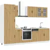 Vidaxl - Ensemble D'Armoires De Cuisine 8 Pcs Kalmar Bois D'Ingénierie