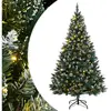 vidaXL Sapin de Noël artificiel 300 LED 180 cm