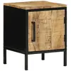 vidaXL Cabinet de Chevet  30x30x40 cm Bois Massif Manguier Brut