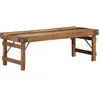 vidaXL Table basse Marron 110 x 55 x 40 cm Bois Recyclé Solide