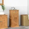 vidaXL Armoire de salle de bain avec tiroir VIGO Marron et Marron Miel