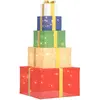 vidaXL Boîte-cadeau de décoration de Noël 250 LED blanc chaud 4019487