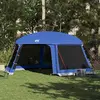 vidaXL Tente de piscine moustiquaire amovible parois maille bleu azur