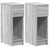 Vidaxl - Tables de chevet avec tiroir 2 pcs sonoma gris 20x36x60 cm
