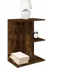 Vidaxl - Table de chevet chêne fumé 46,5x29x61 cm bois d'ingénierie