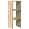 Bibliothèque empilable chêne sonoma 30x30x80 cm bois ingénierie Vidaxl