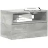 vidaXL Vidaxl Table De Chevet Murale Gris Béton 45x26x28,5 Cm