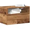 vidaXL Vidaxl Table De Chevet Murale Vieux Bois 45x26x28,5 Cm