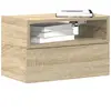 Vidaxl - Table de chevet murale chêne sonoma 45x26x28,5 cm