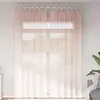 Vidaxl - Rideaux en voile avec boucles 2 pcs rose clair 140x260 cm