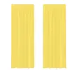 vidaXL Rideaux en voile avec passe-tringles 2 pcs jaune