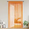 Vidaxl - Rideau en fils 2 pcs 140 x 250 cm orange