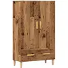 Vidaxl - Buffet haut vieux bois 70x31x115 cm bois d'ingénierie