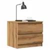 Tables chevet 2pcs chêne artisanal 50x40x43.5cm bois ingénierie vidaXL