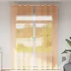 Vidaxl - Rideaux en voile avec oeillets 2 pcs orange 140x300 cm