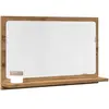 Armoire à miroir de salle de bain chêne artisanal 60x11x37 cm - Vidaxl