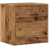 vidaXL Vidaxl Table De Chevet Vieux Bois 40x30x40 Cm Bois D'ingénierie