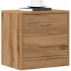 vidaXL Table de chevet chêne artisanal 40x30x40 cm bois d'ingénierie